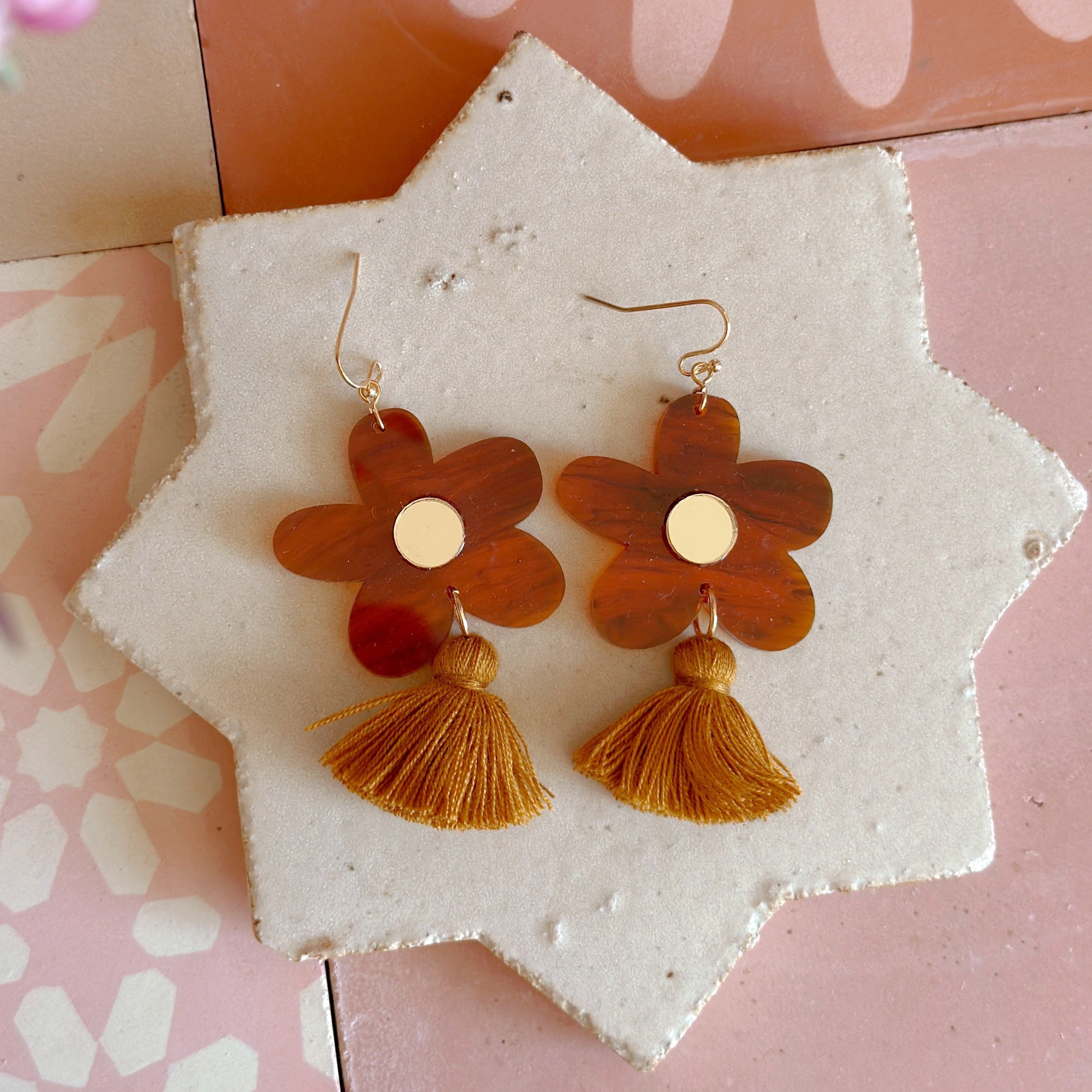 Bella Tassel Dangles | Tort + Tan