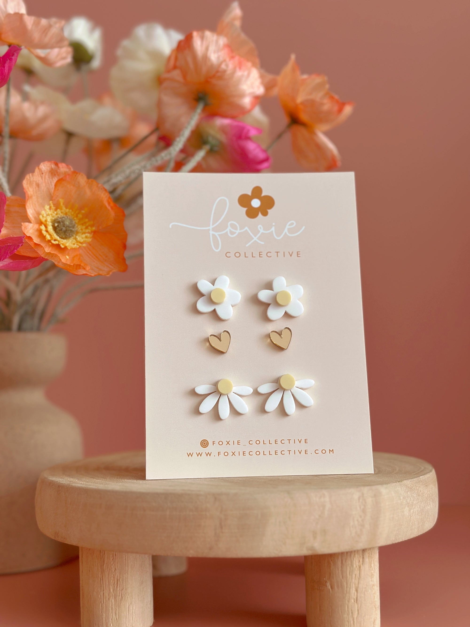 Stud Pack Trio | White + Yellow