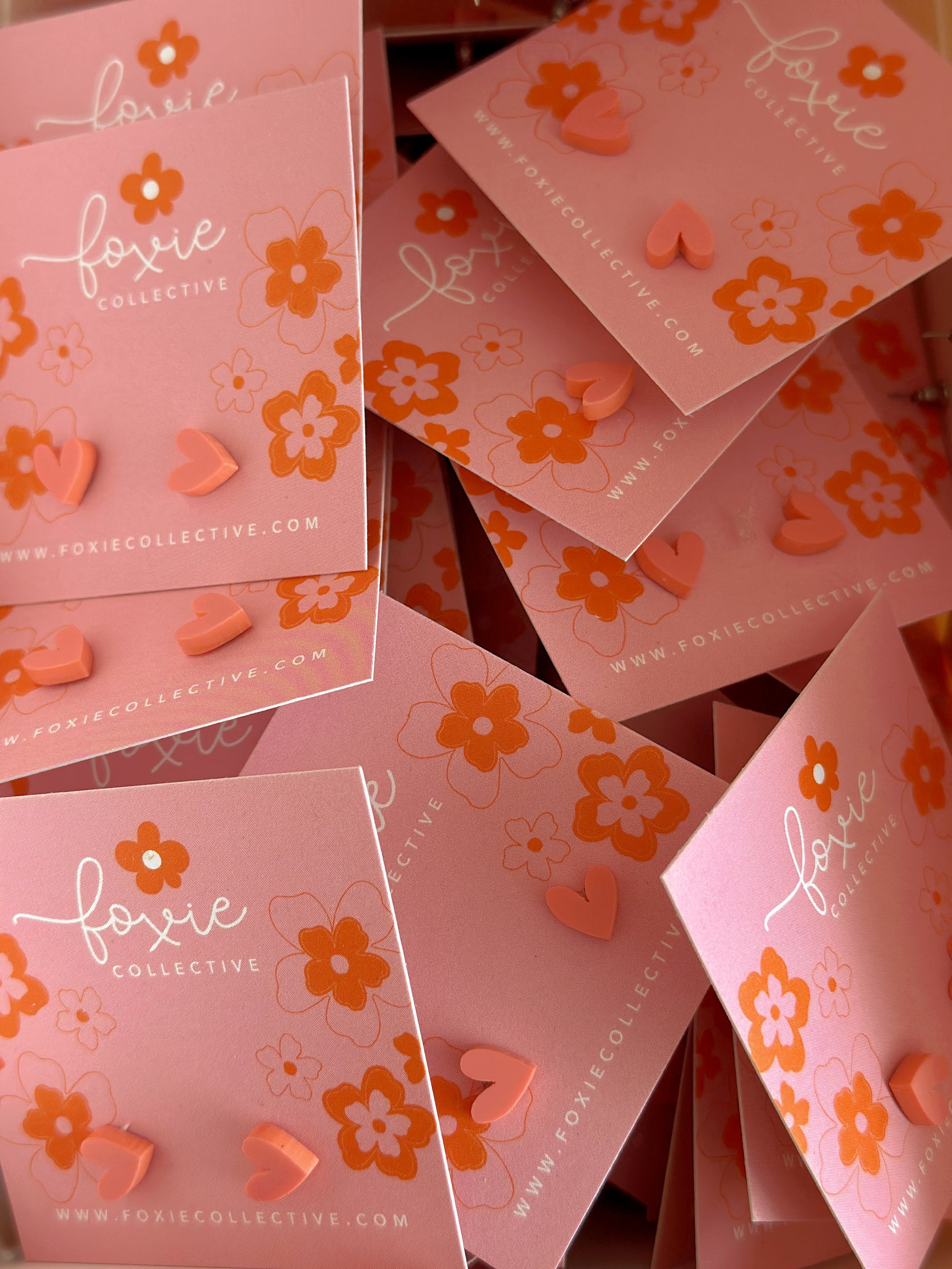 Heart Studs | Select colour