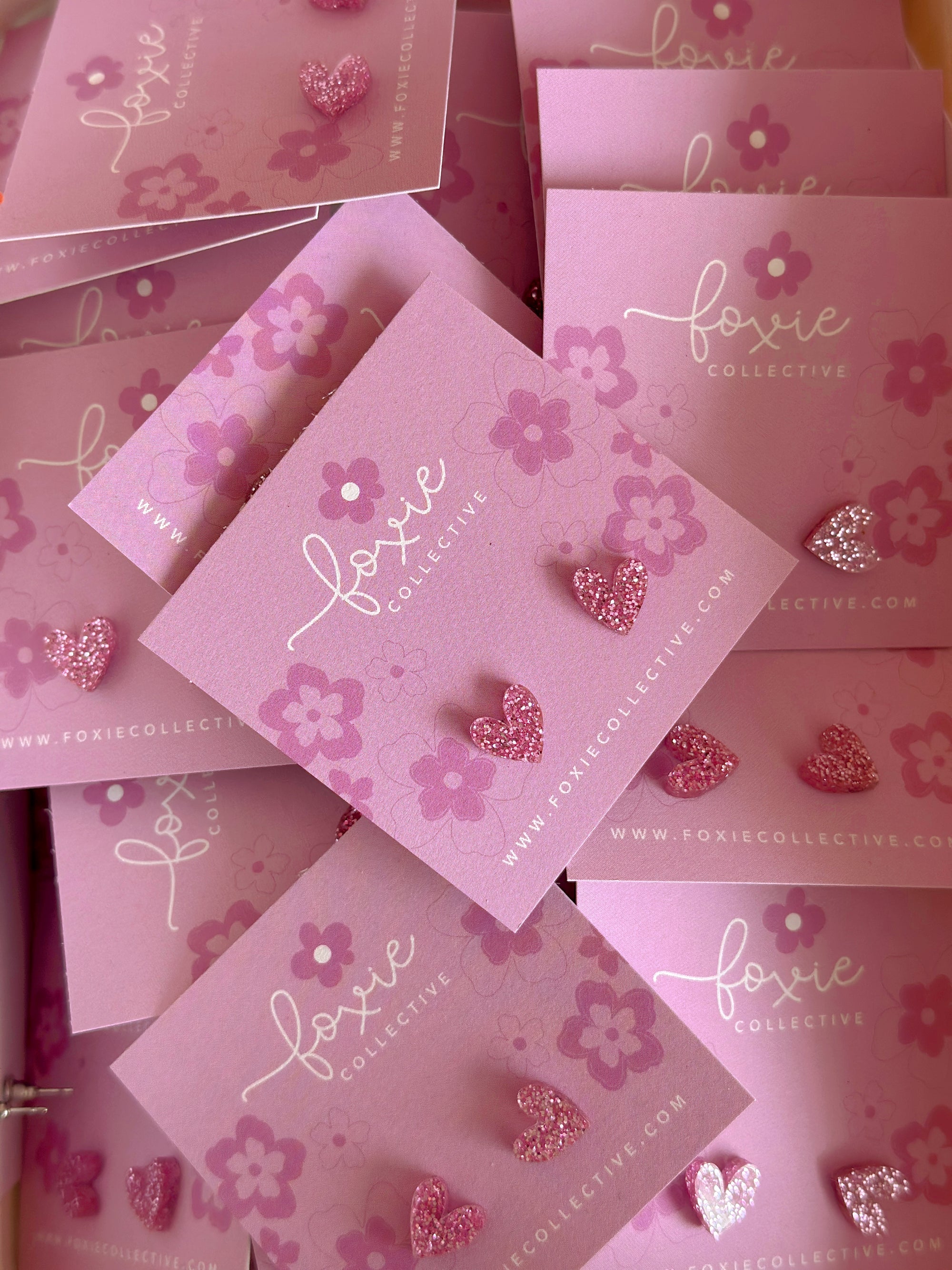 Heart Studs | Select colour