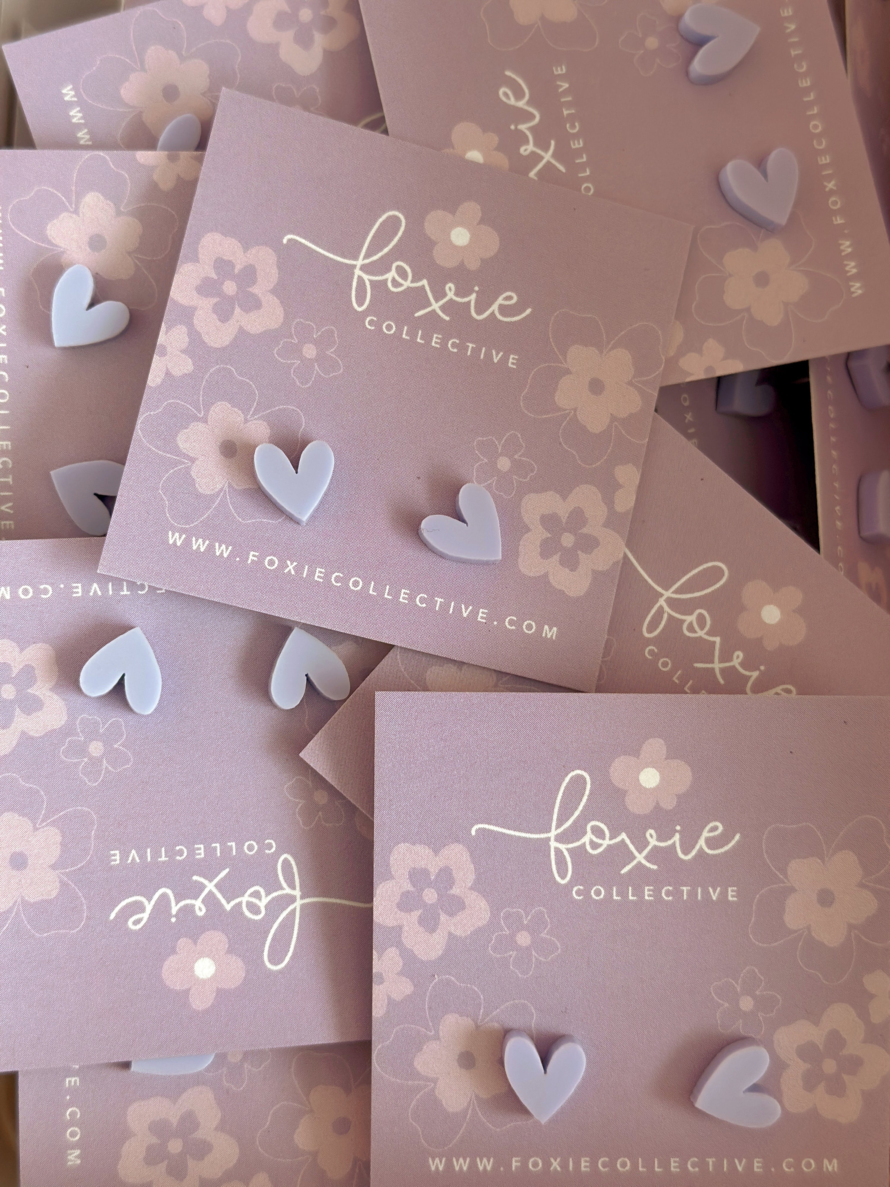 Heart Studs | Select colour