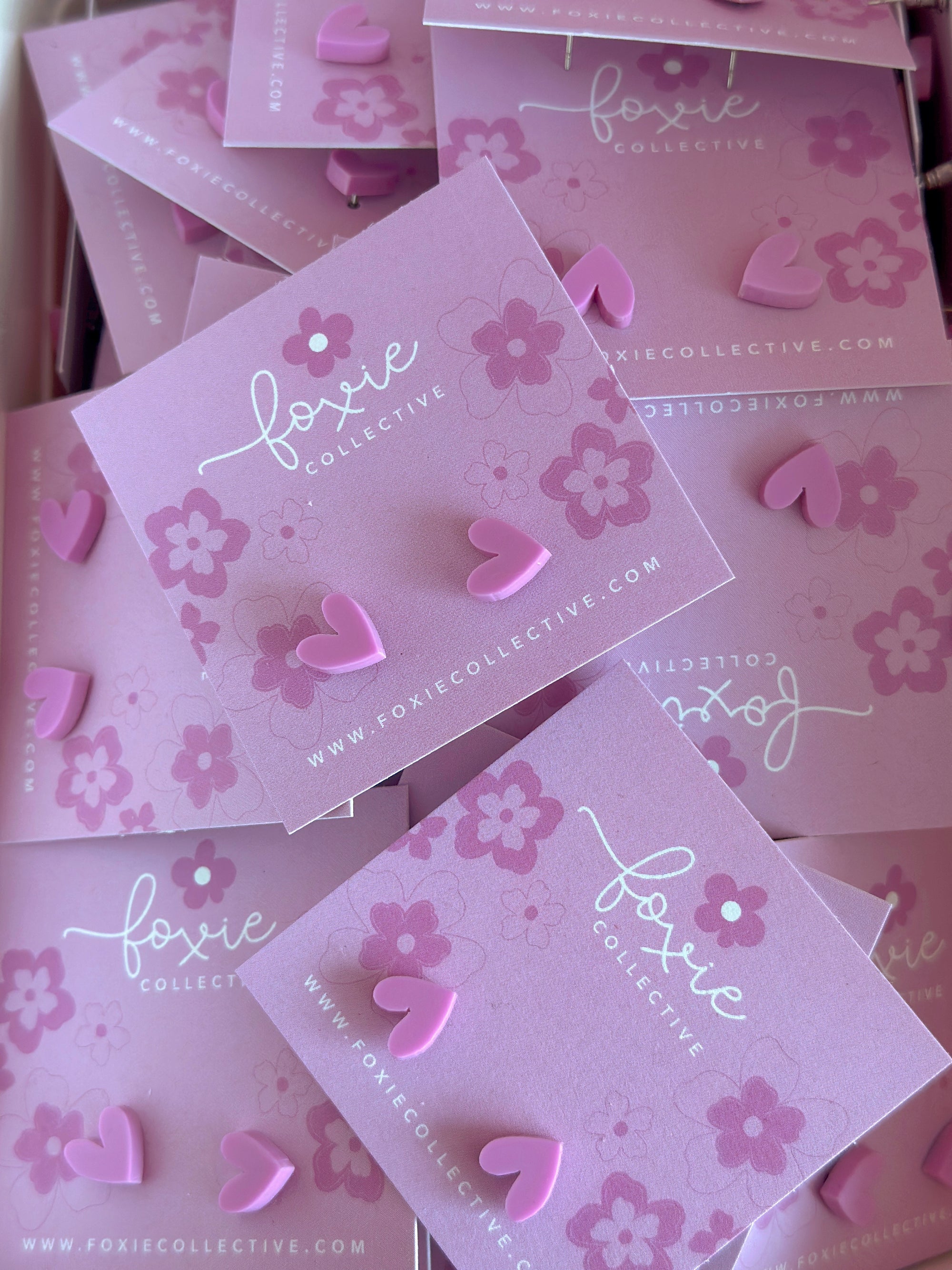 Heart Studs | Select colour