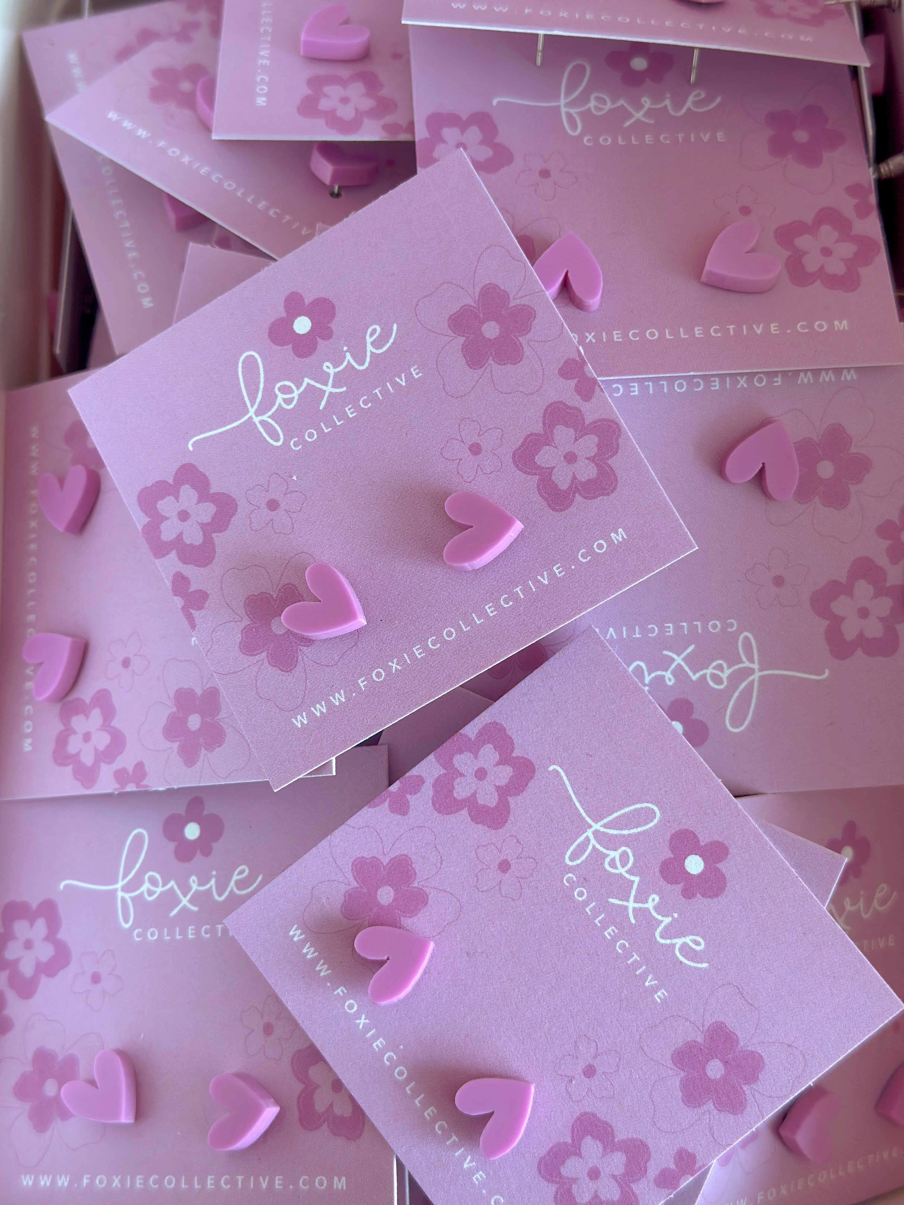 Heart Studs | Select colour