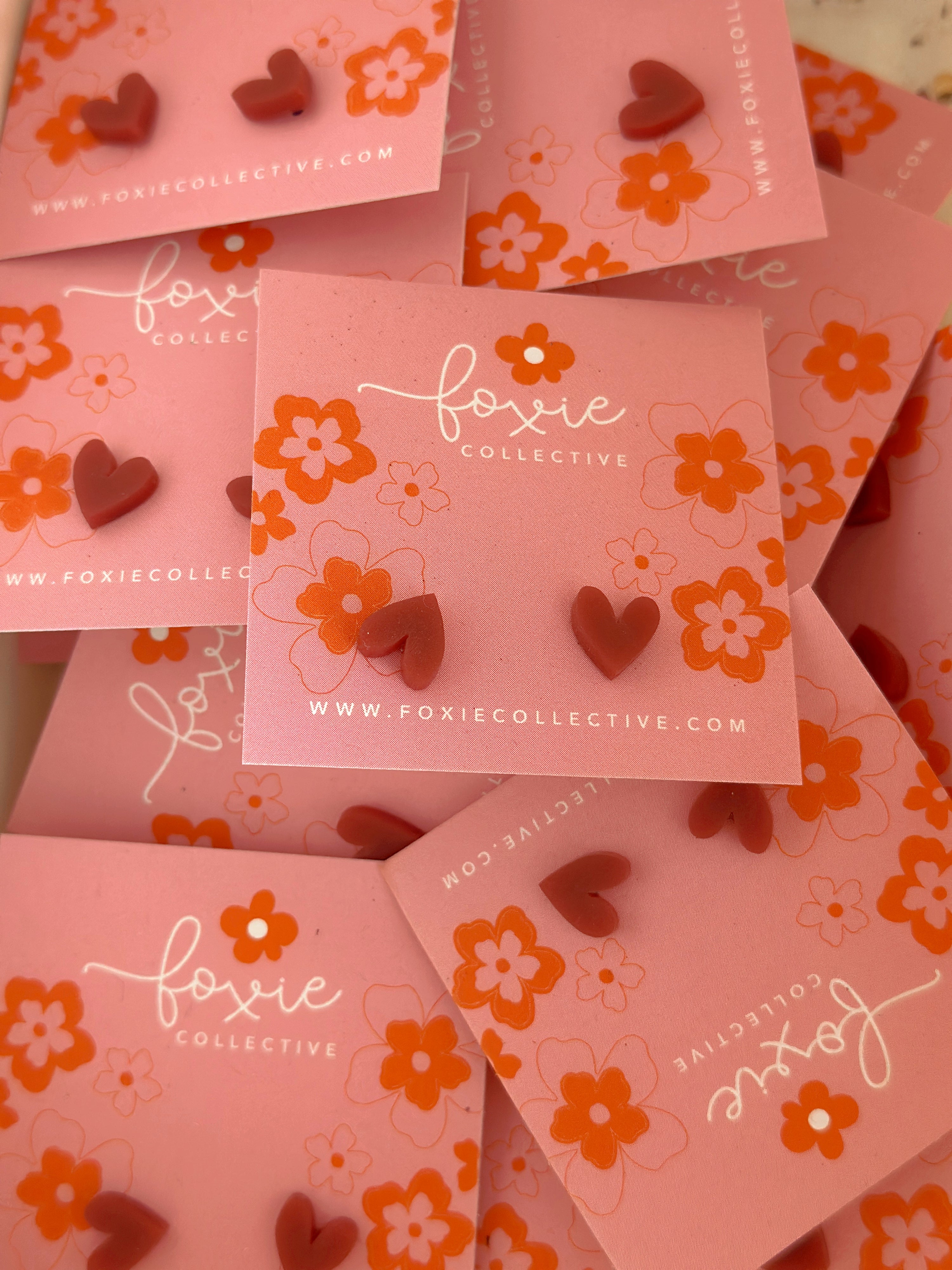 Heart Studs | Select colour