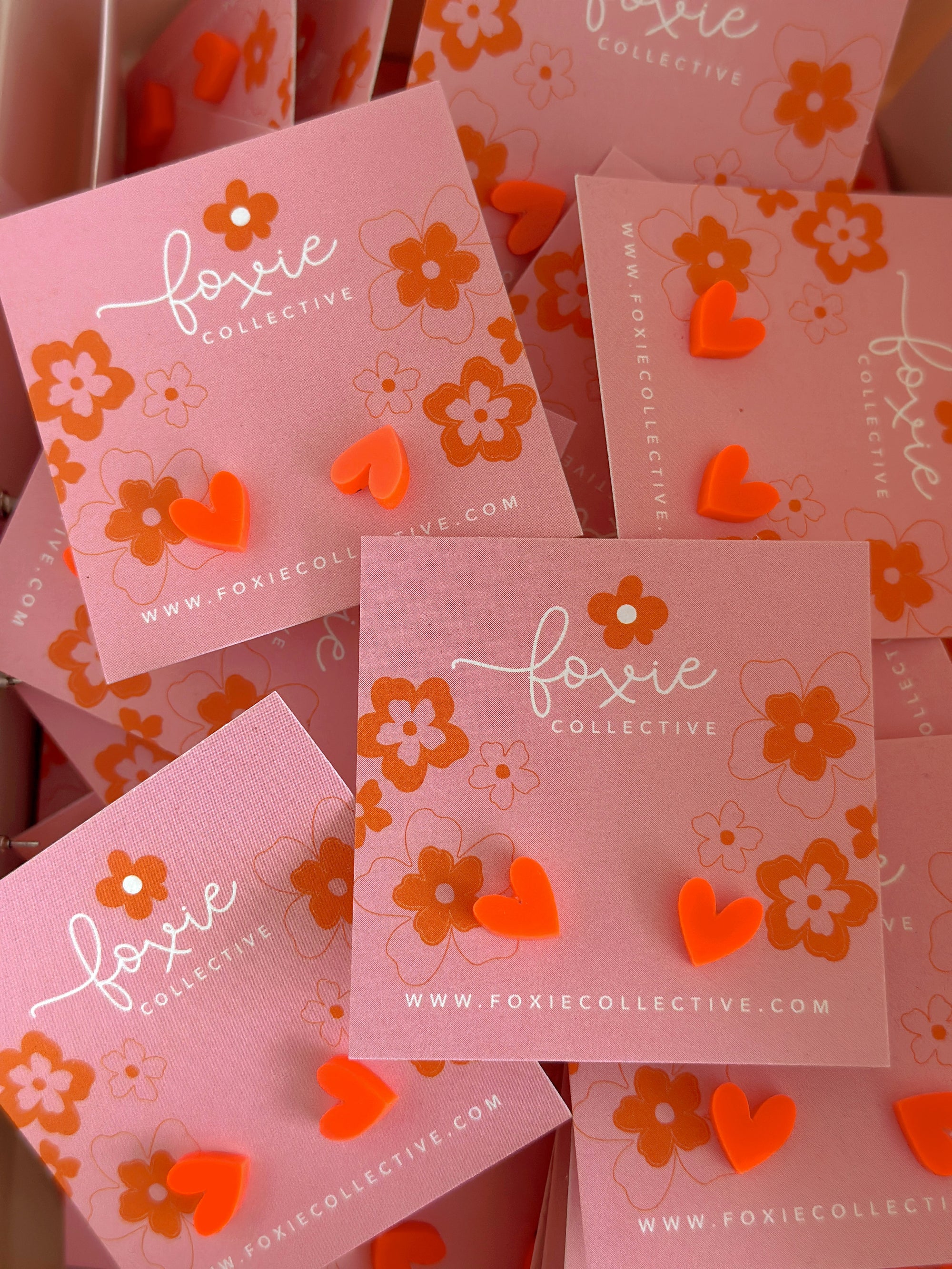 Heart Studs | Select colour