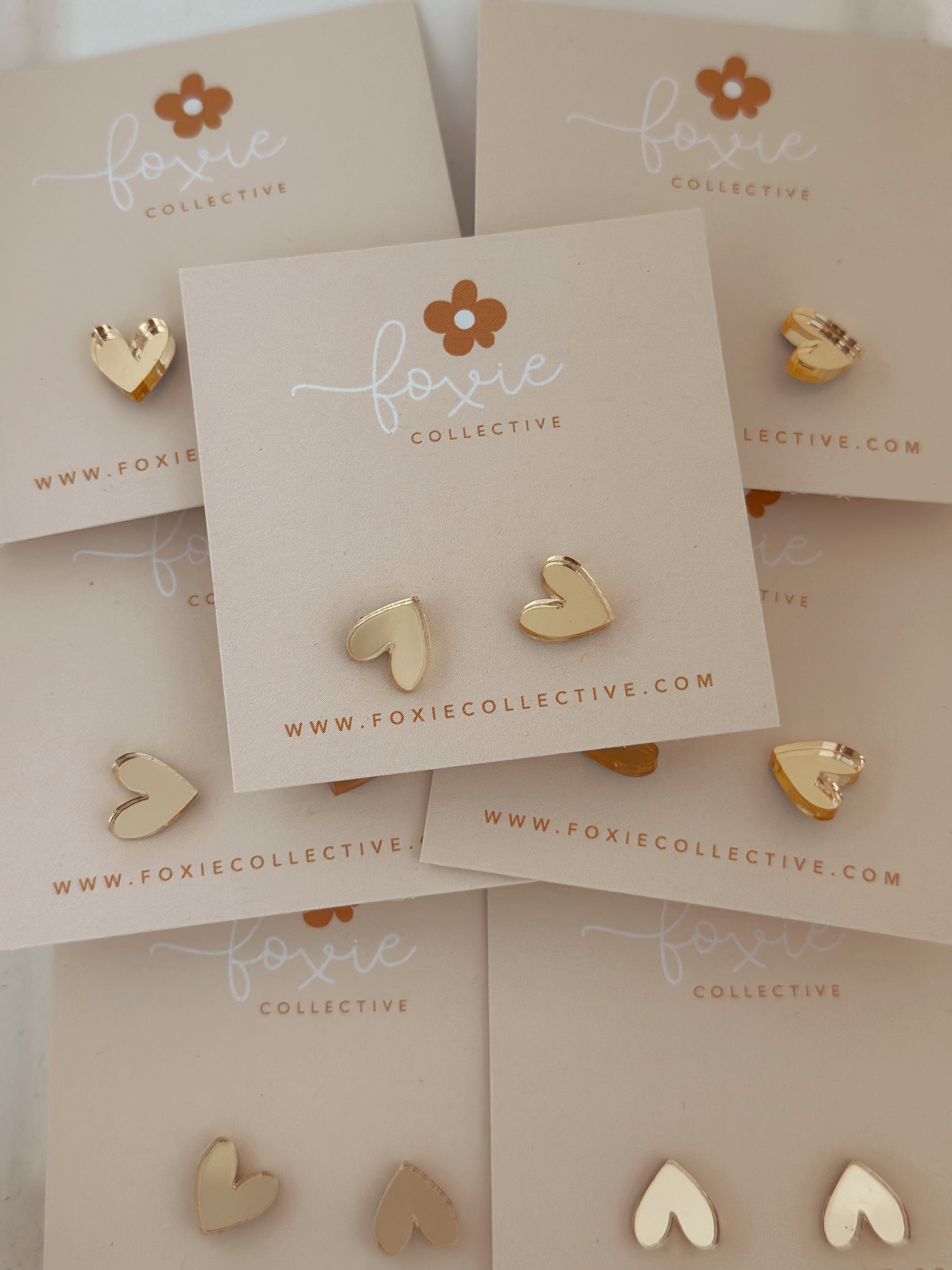 Heart Studs | Select colour