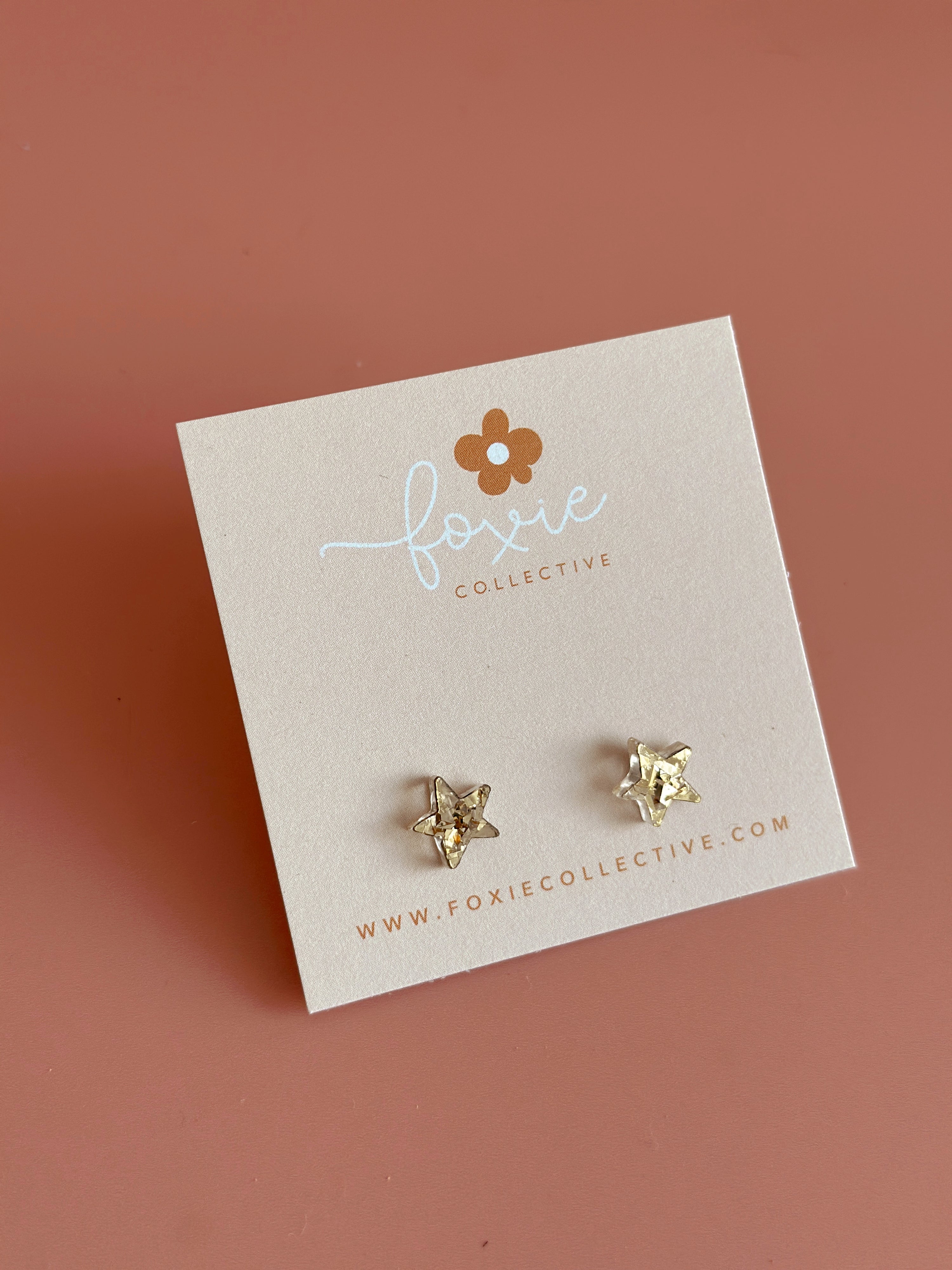 Star + Moon Studs | Select Colour