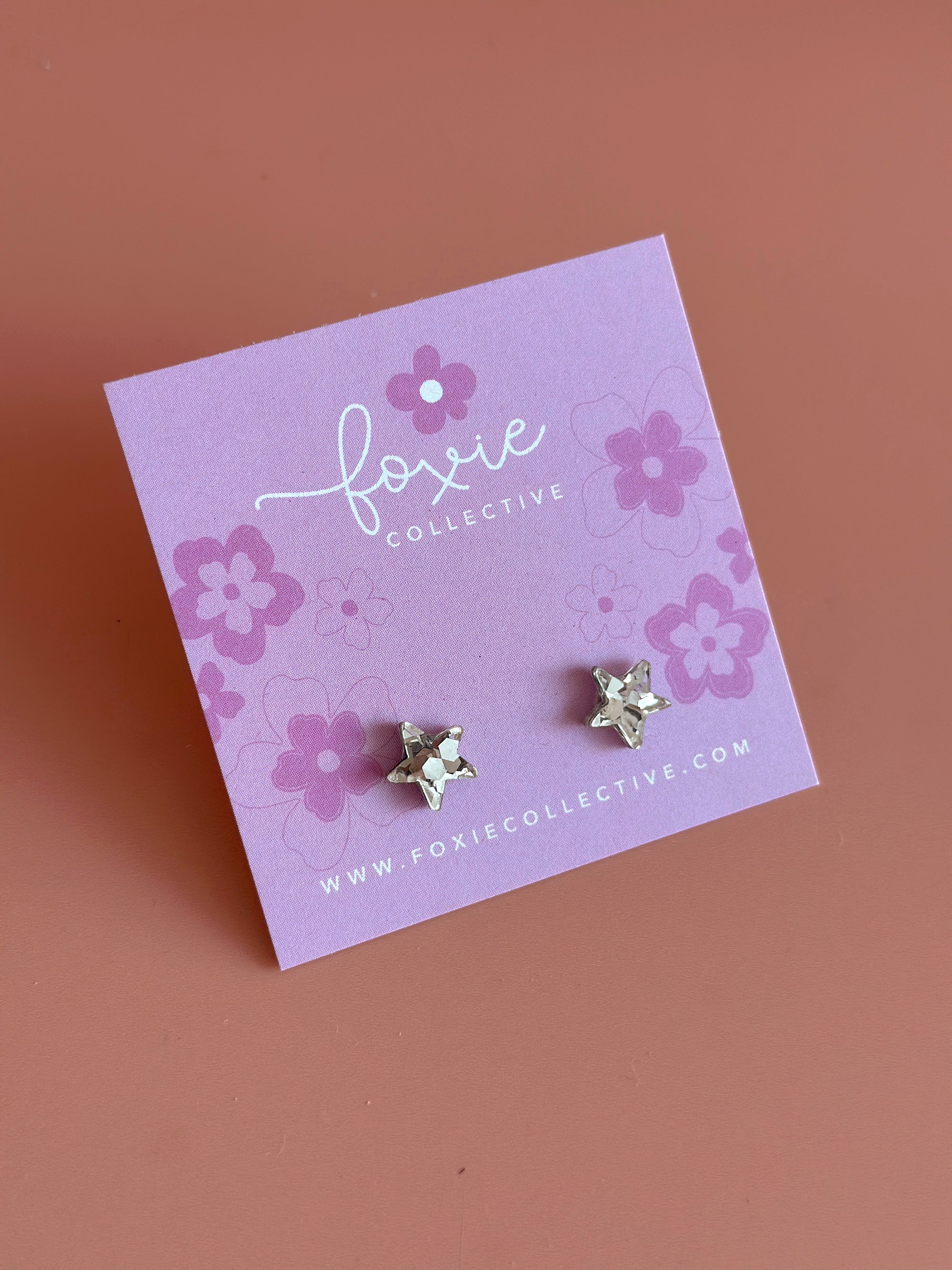 Star + Moon Studs | Select Colour